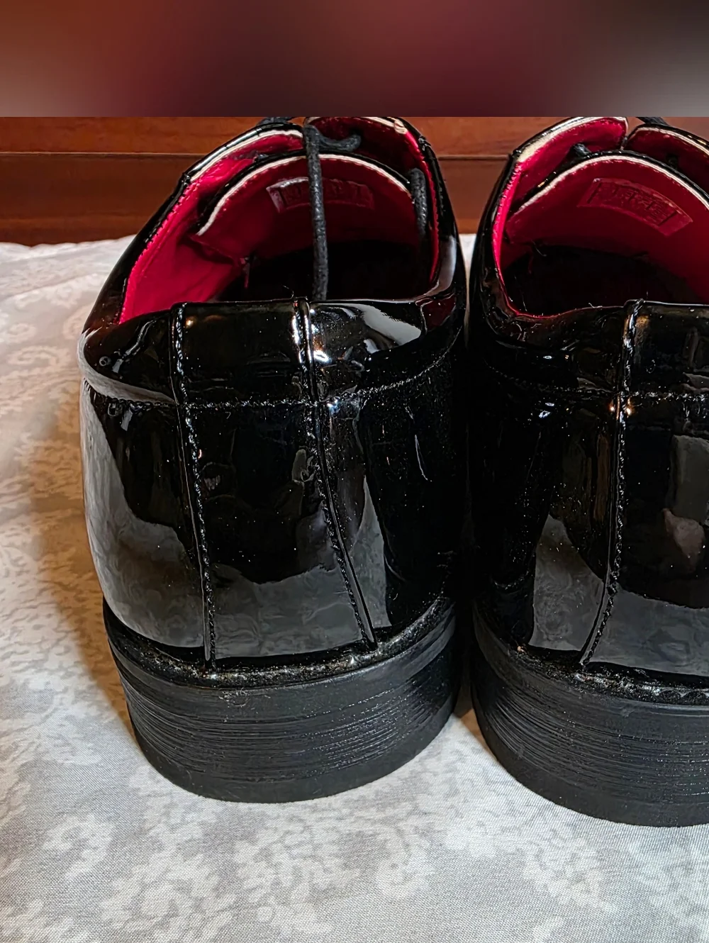 Bruno Marc Boys faux patent leather oxford dress shoes Ceremony Shoes Size 6.5